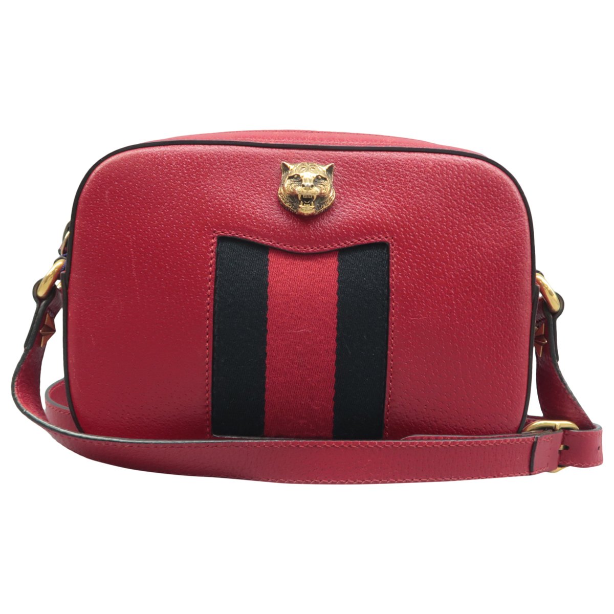 Animalier leather handbag