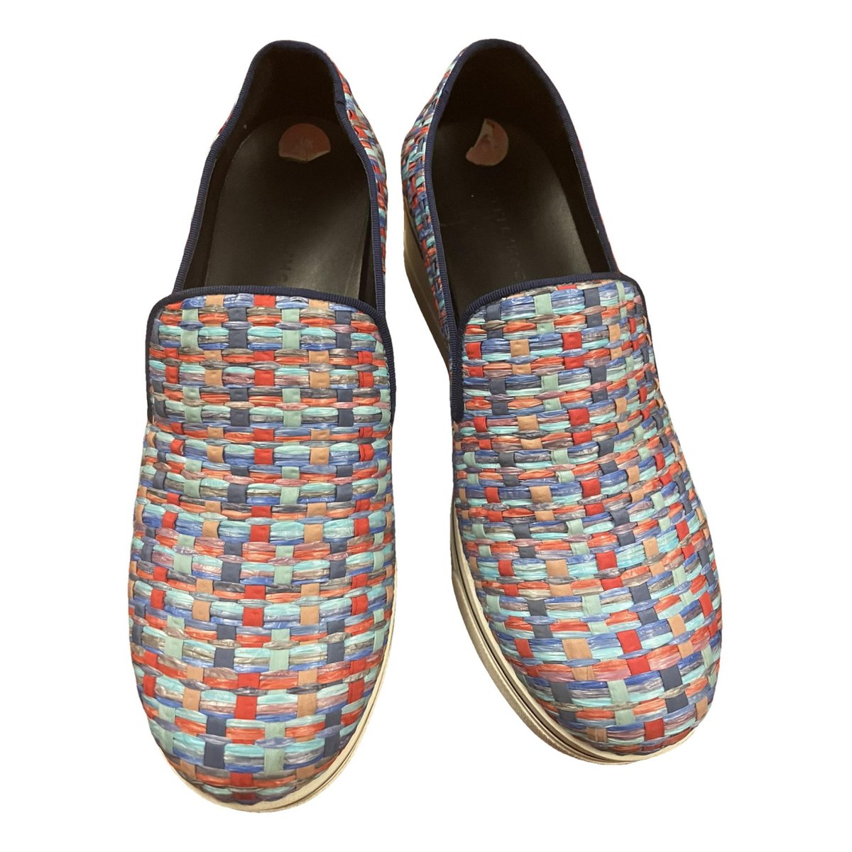 Binx leather trainers