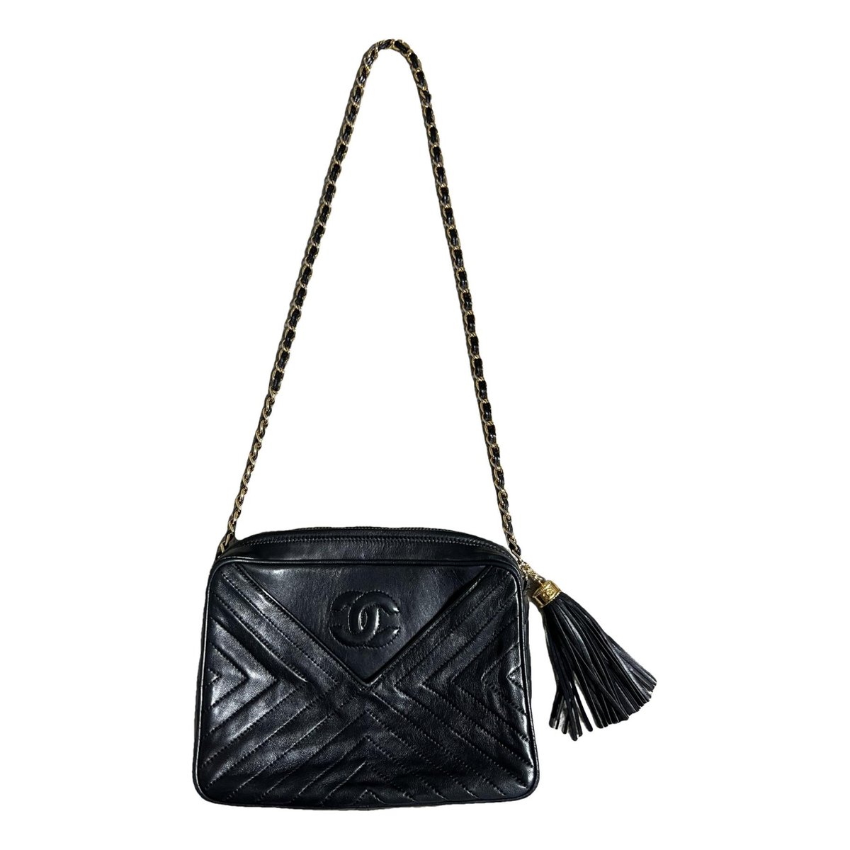 Camera leather handbag