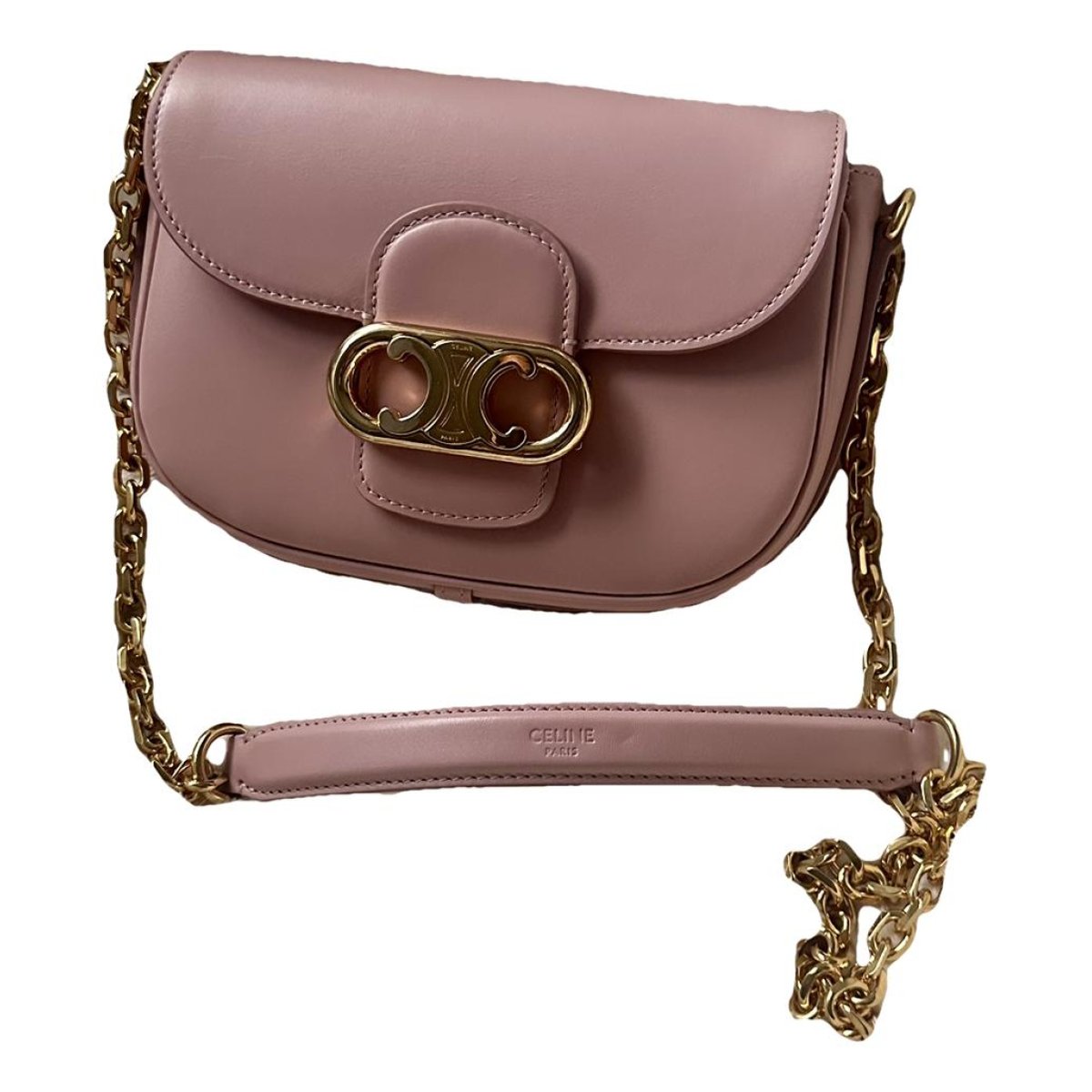 Triomphe Maillon Chain leather crossbody bag