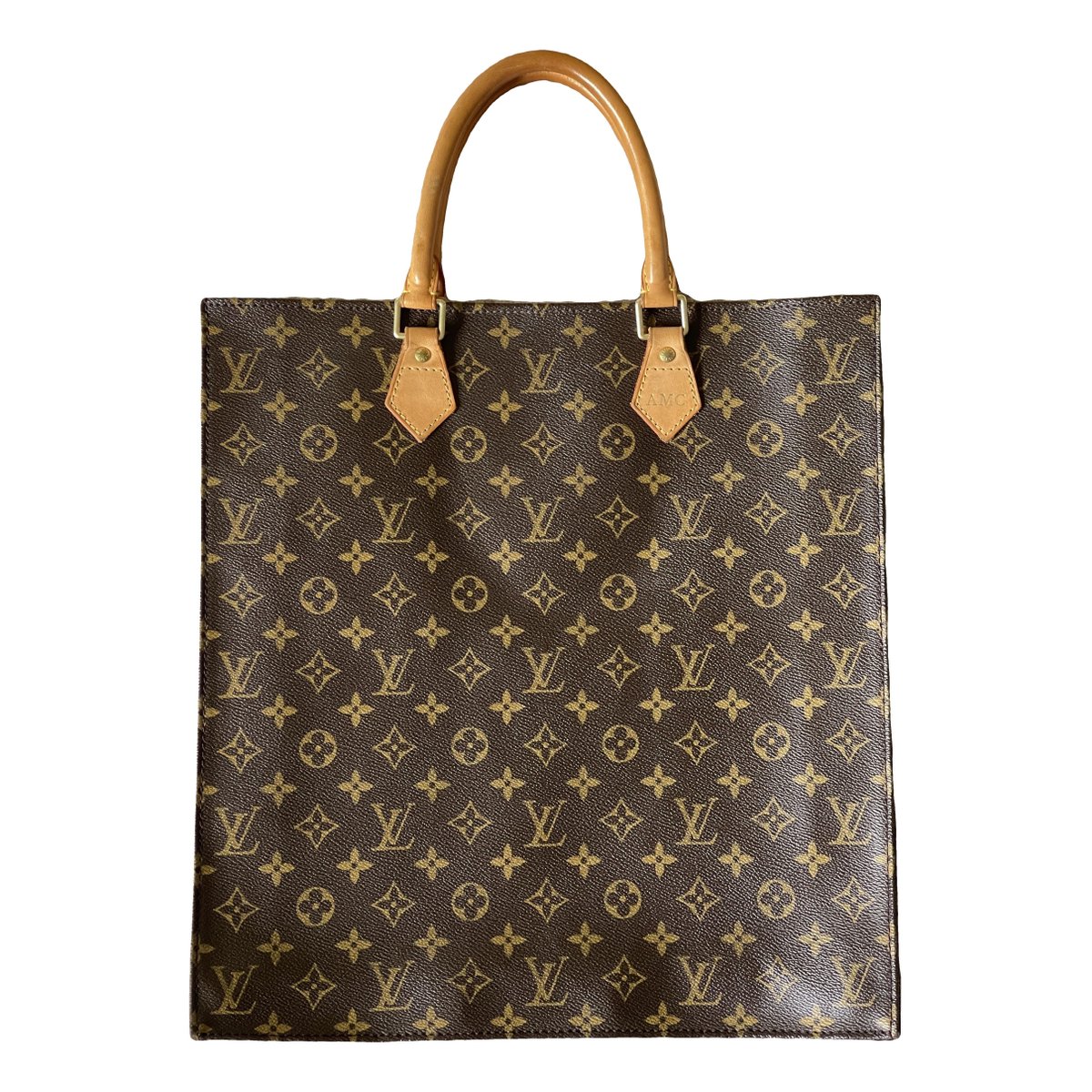 Plat vinyl handbag
