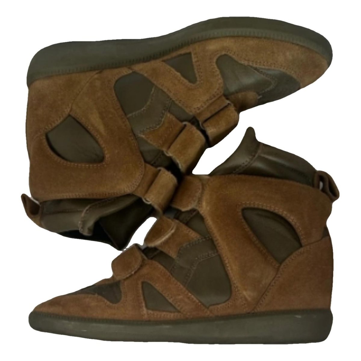 Buckee leather trainers