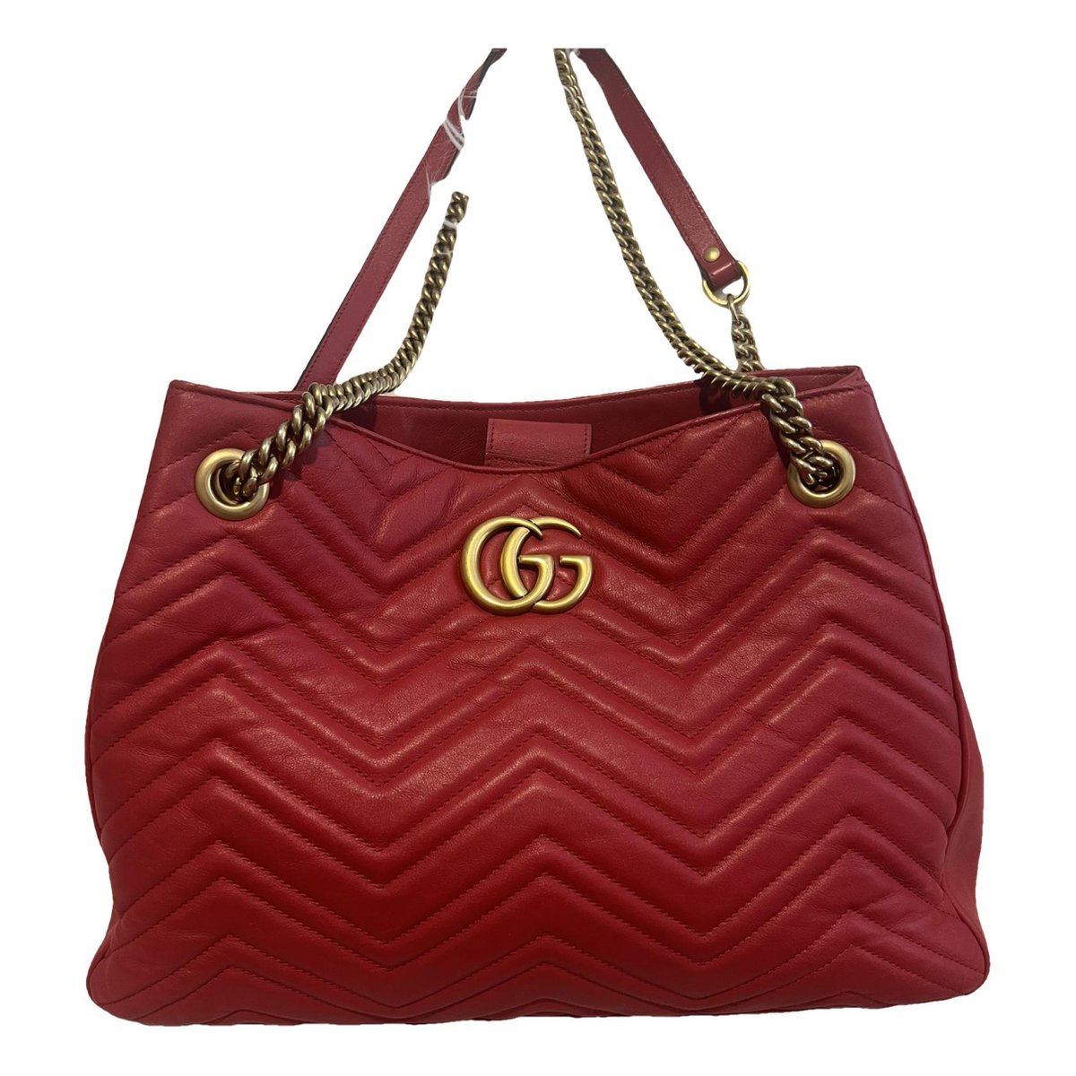 GG Marmont Chain leather tote