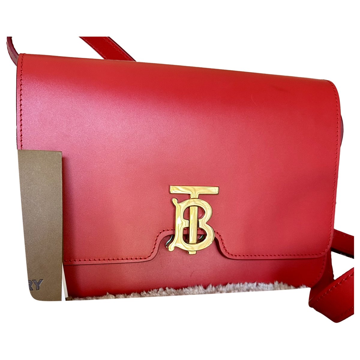 TB Bag Medium leather handbag