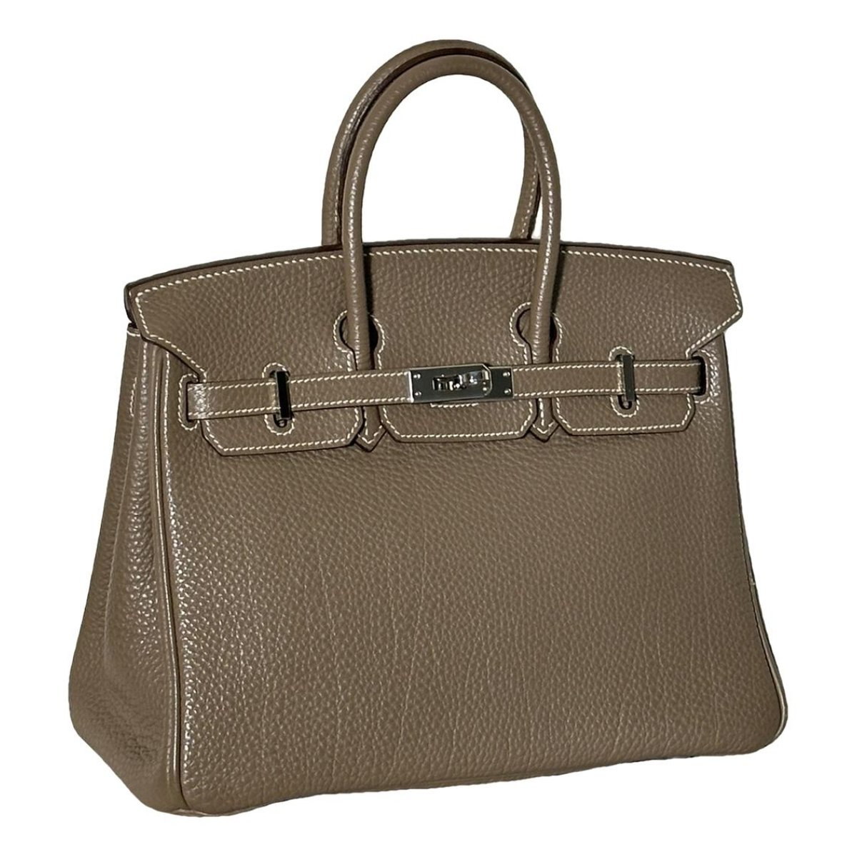 Birkin 25 leather handbag