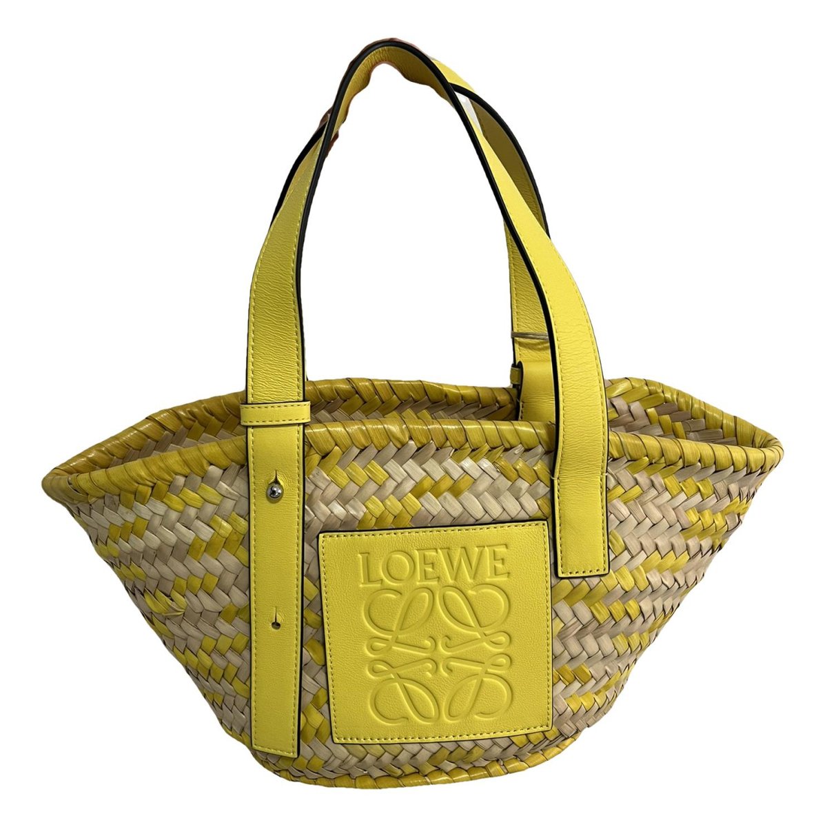 Basket Bag leather tote