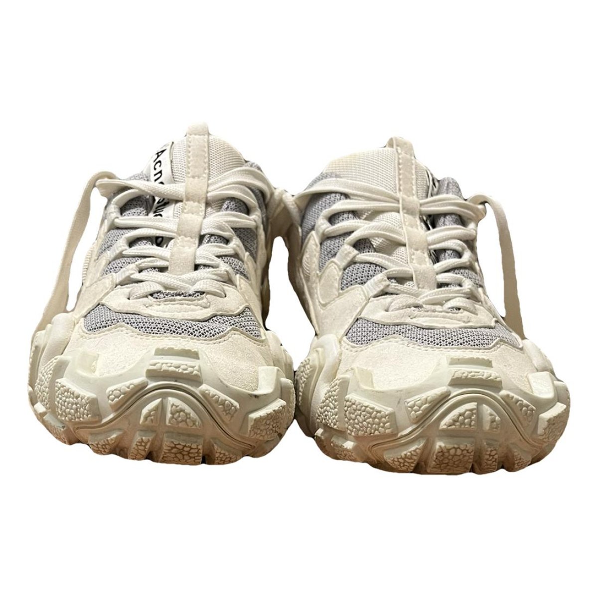 Bolzter leather trainers