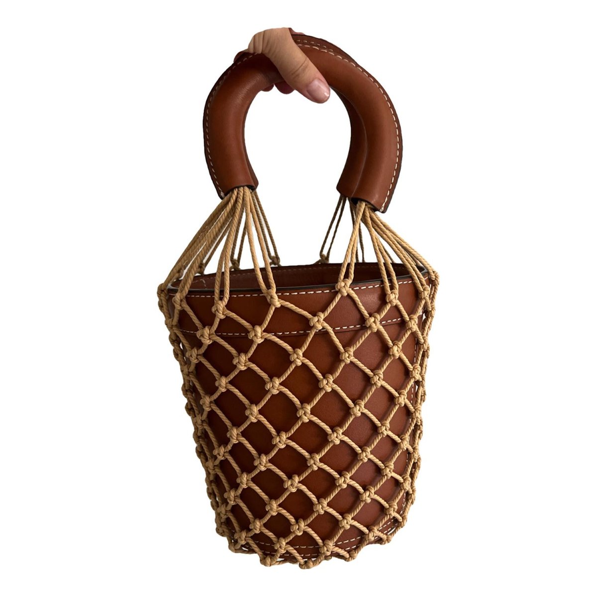 Moreau leather handbag