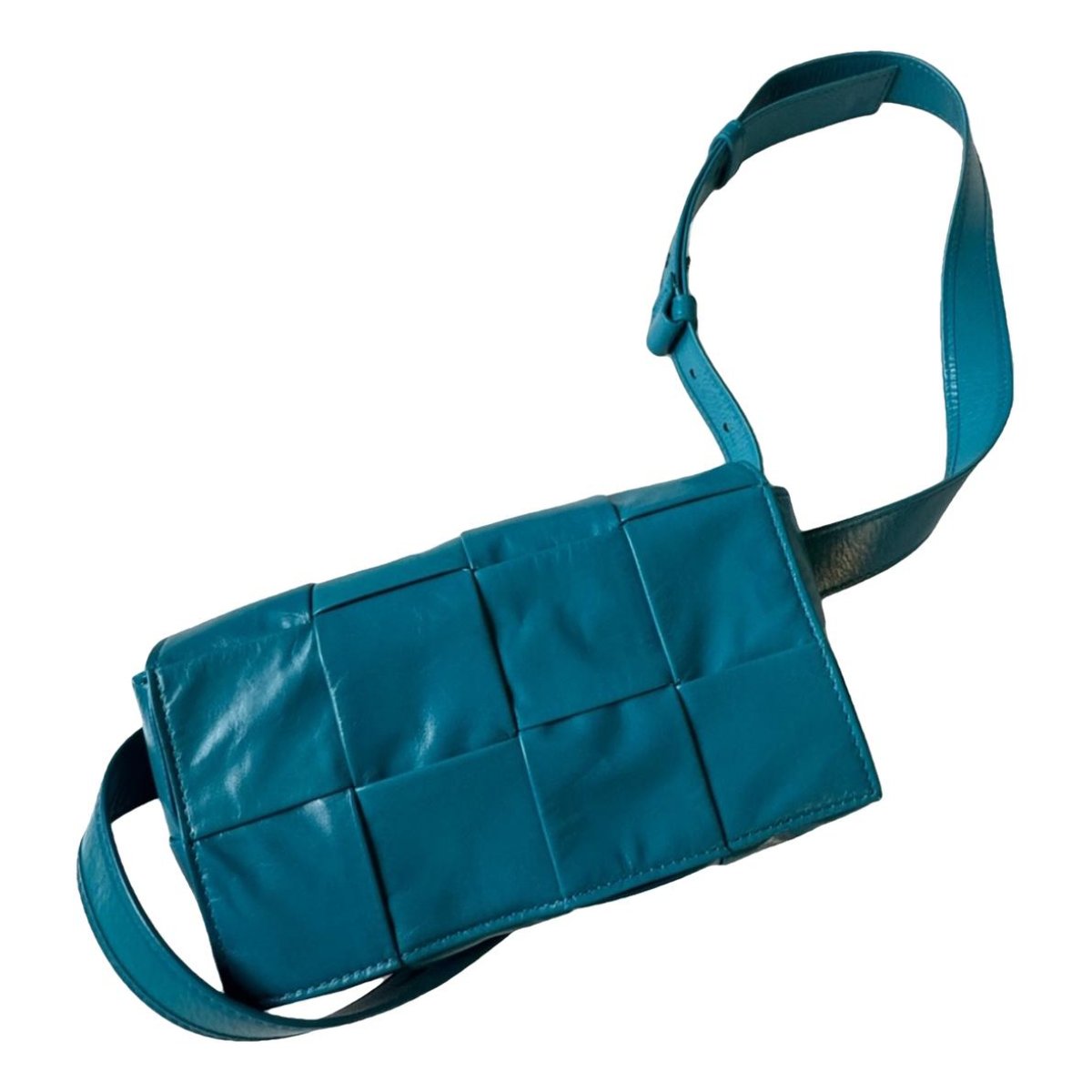 Cassette leather handbag