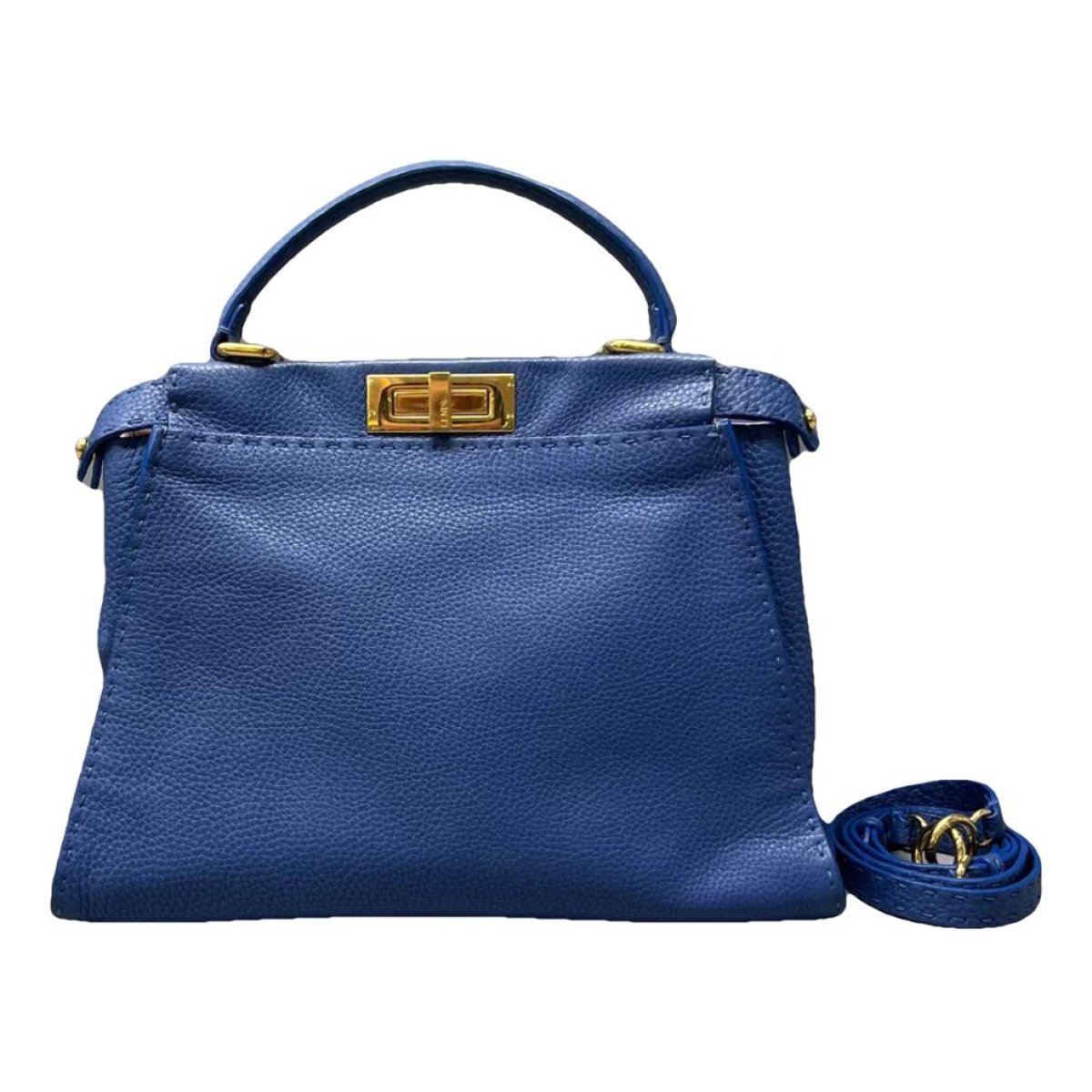 Peekaboo leather handbag