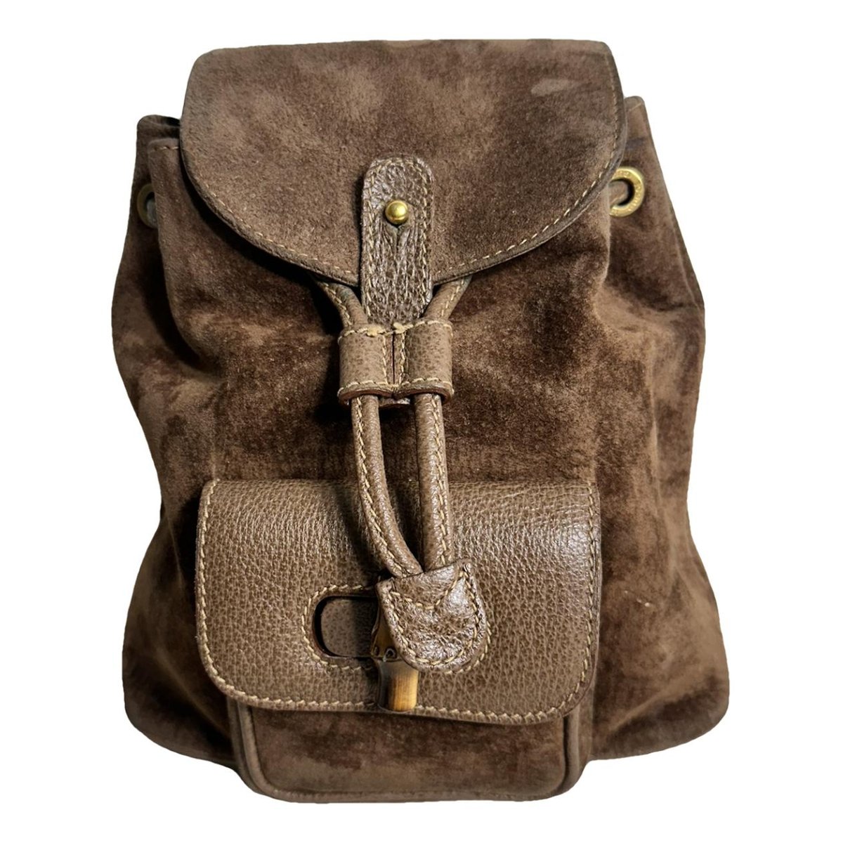 Bamboo Tassel Oval backpack
