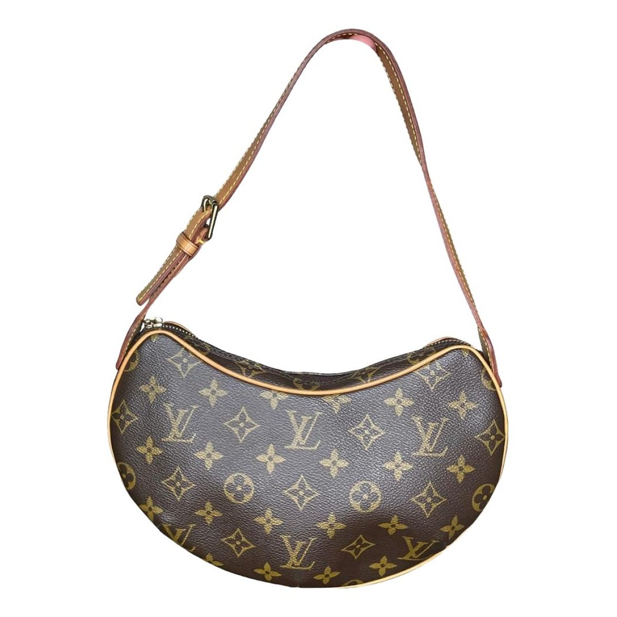 Croissant leather handbag