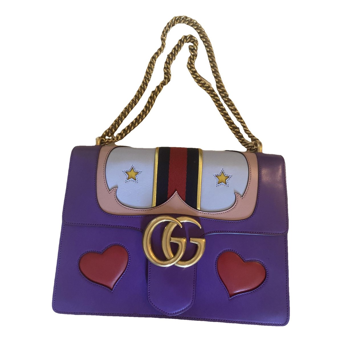GG Marmont Chain leather tote
