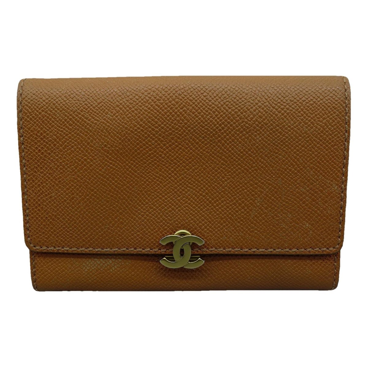 Wallet on Chain leather handbag