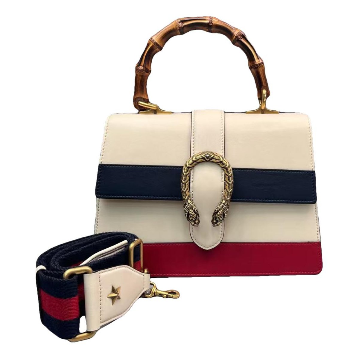 Dionysus Bamboo leather handbag