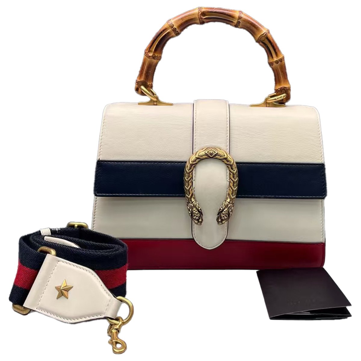 Dionysus Bamboo leather handbag