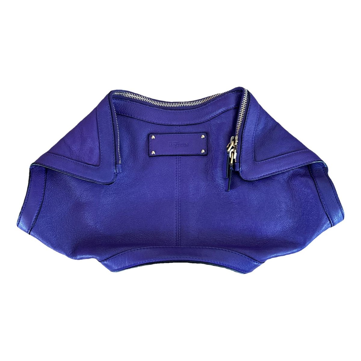 Manta leather clutch bag