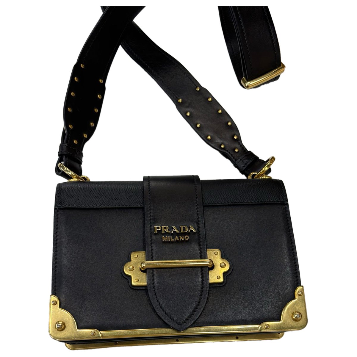 Cahier leather crossbody bag
