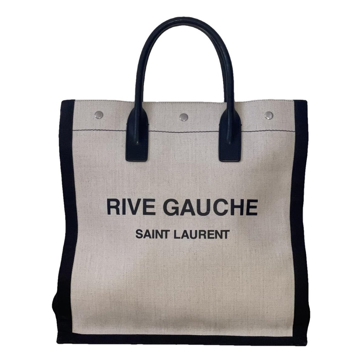 Rive Gauche linen tote