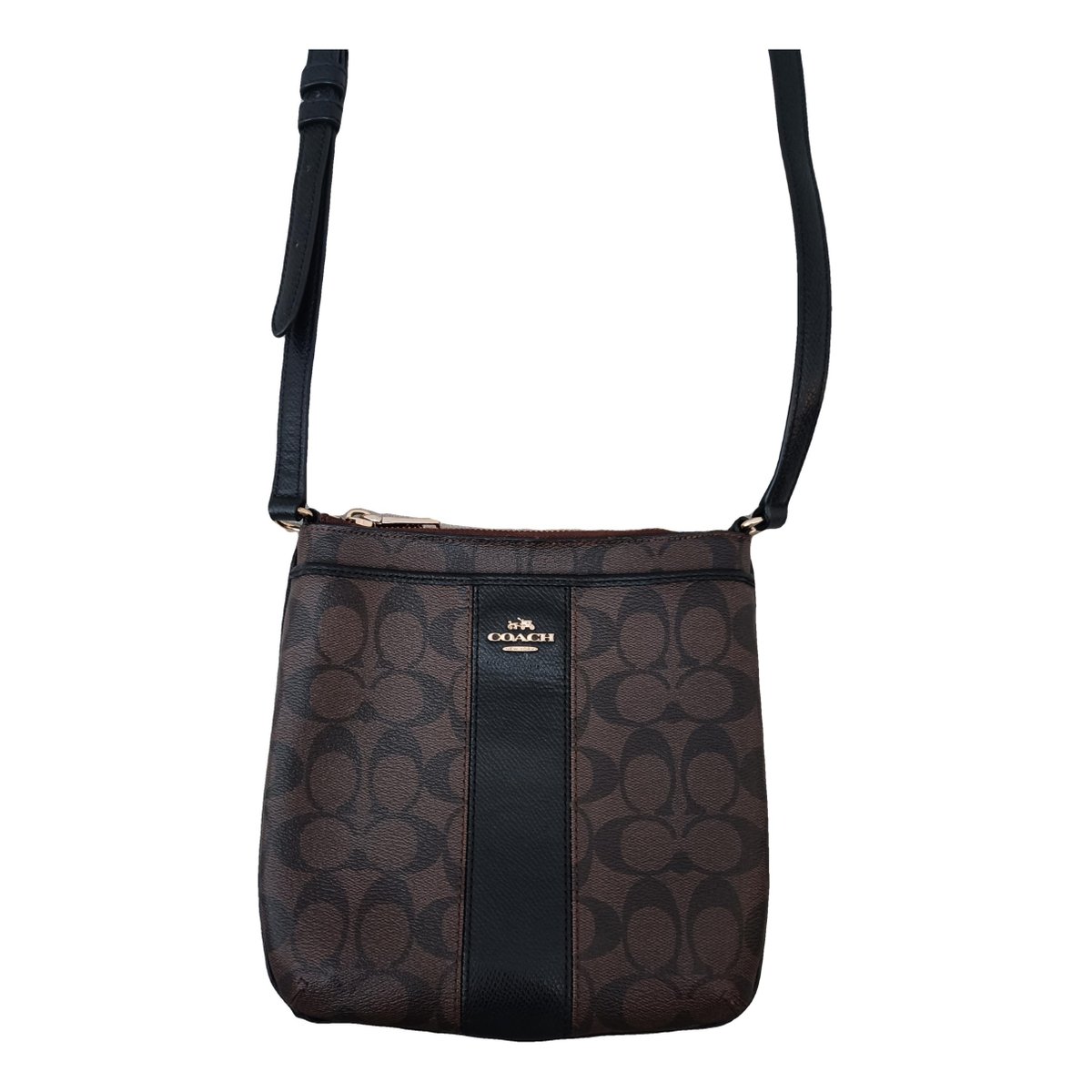 Signature Sufflette leather clutch bag