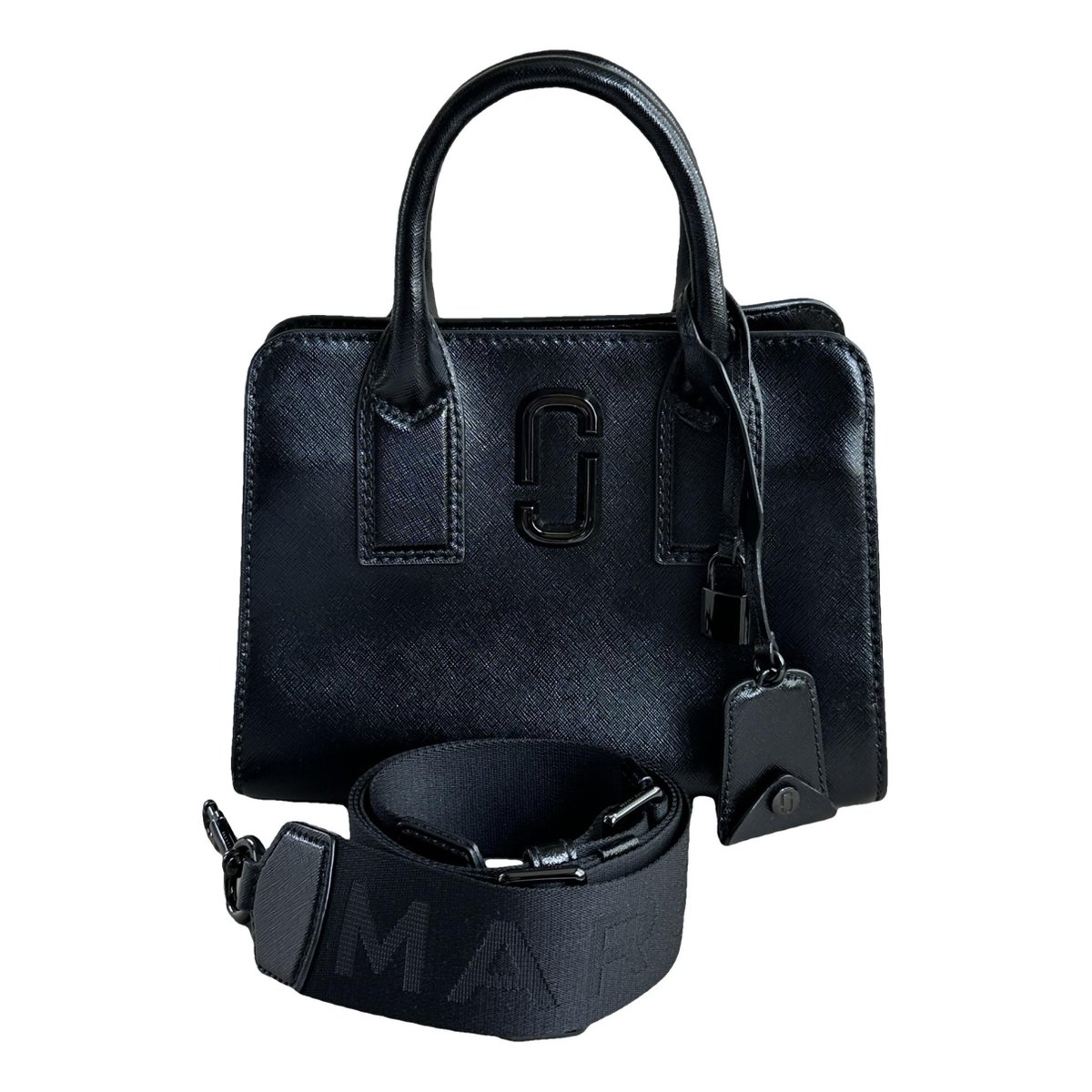 Big Shot patent leather tote