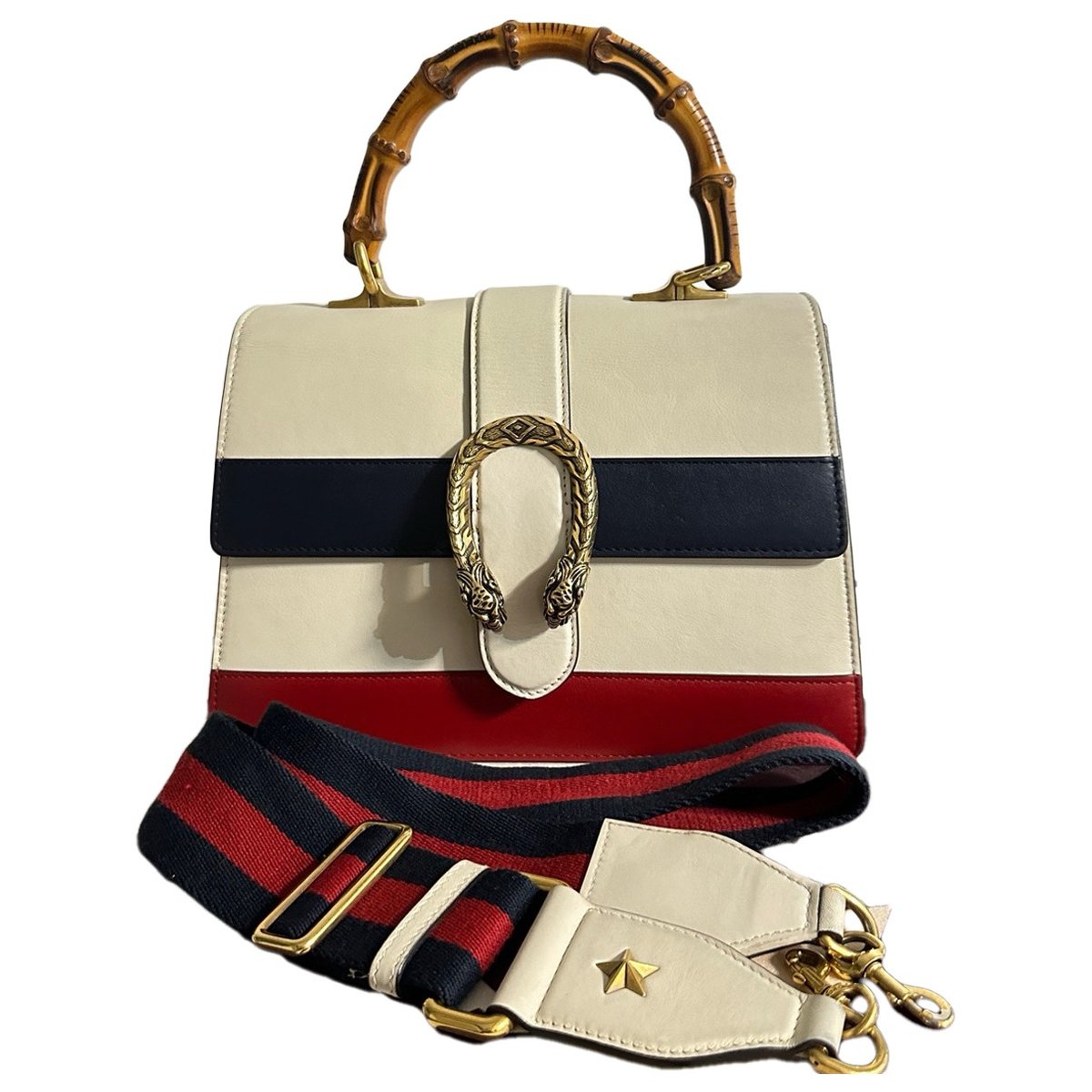 Dionysus Bamboo leather handbag