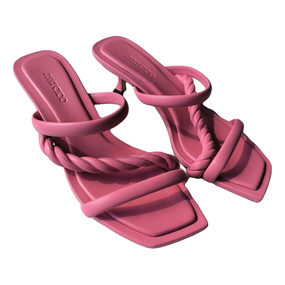 Avenue leather mules
