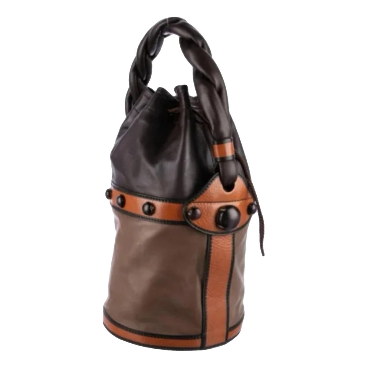 Palazzo Bucket leather handbag