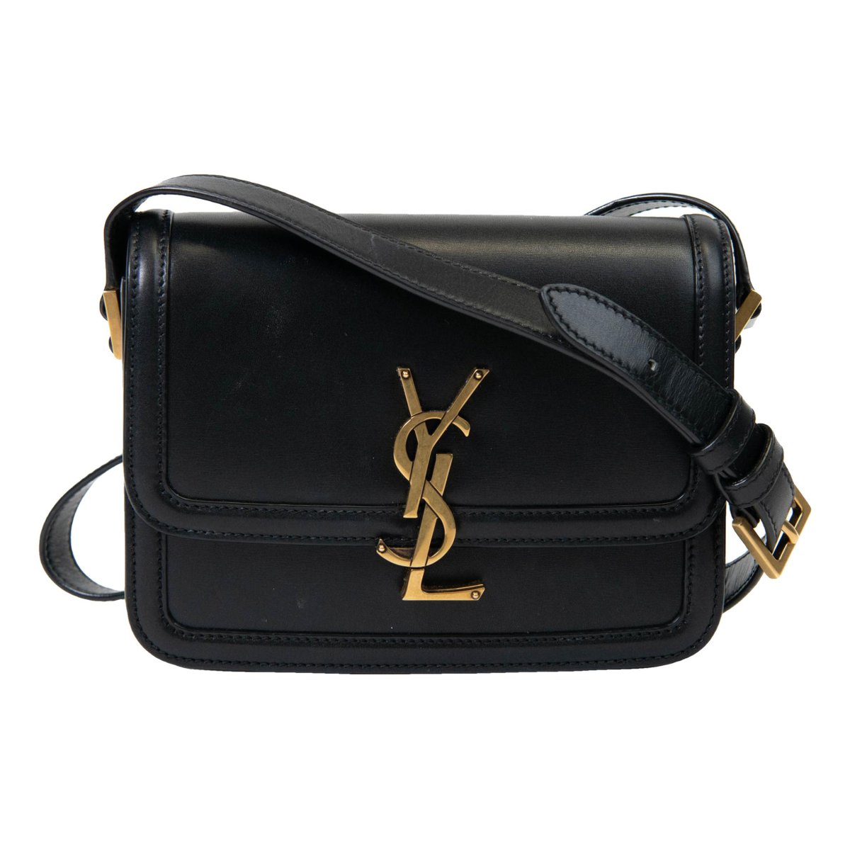 Solférino leather handbag