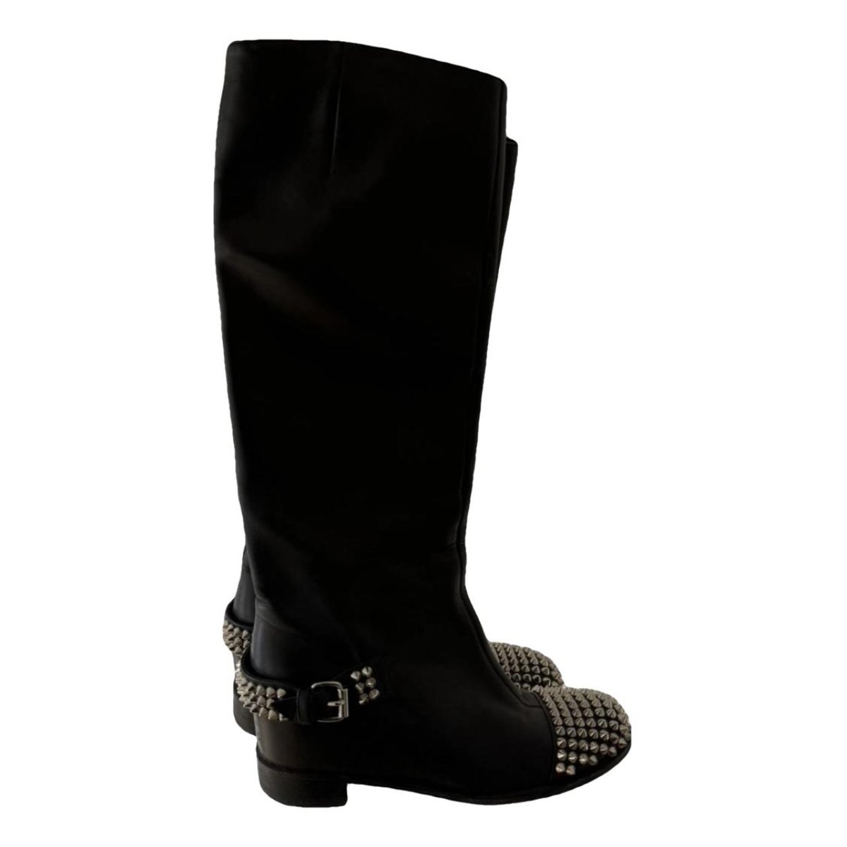 Egoutina leather biker boots