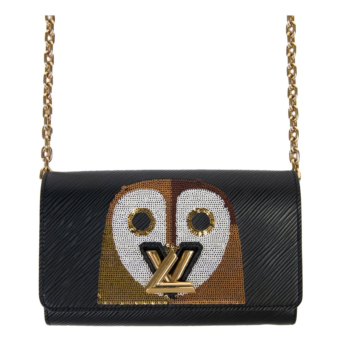 Twist leather handbag