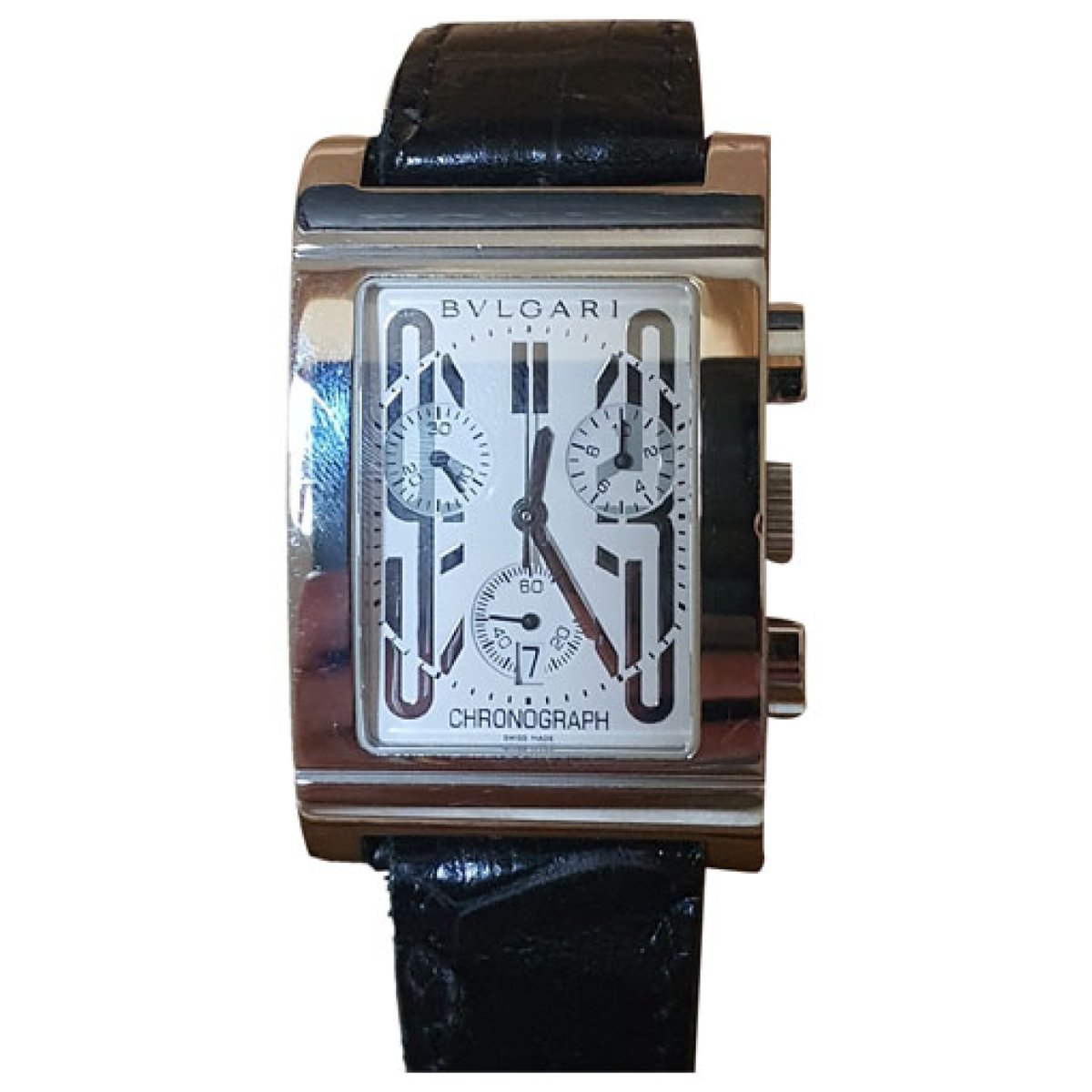 Bulgari silver watch