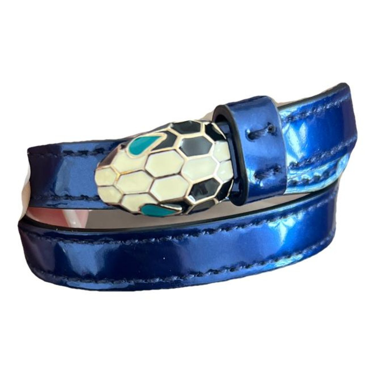 Serpenti leather bracelet