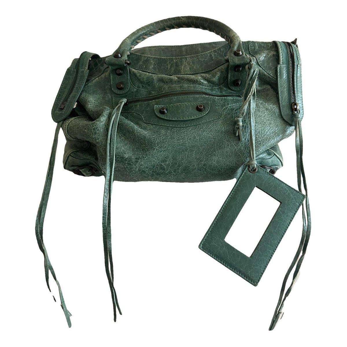 Vélo leather handbag