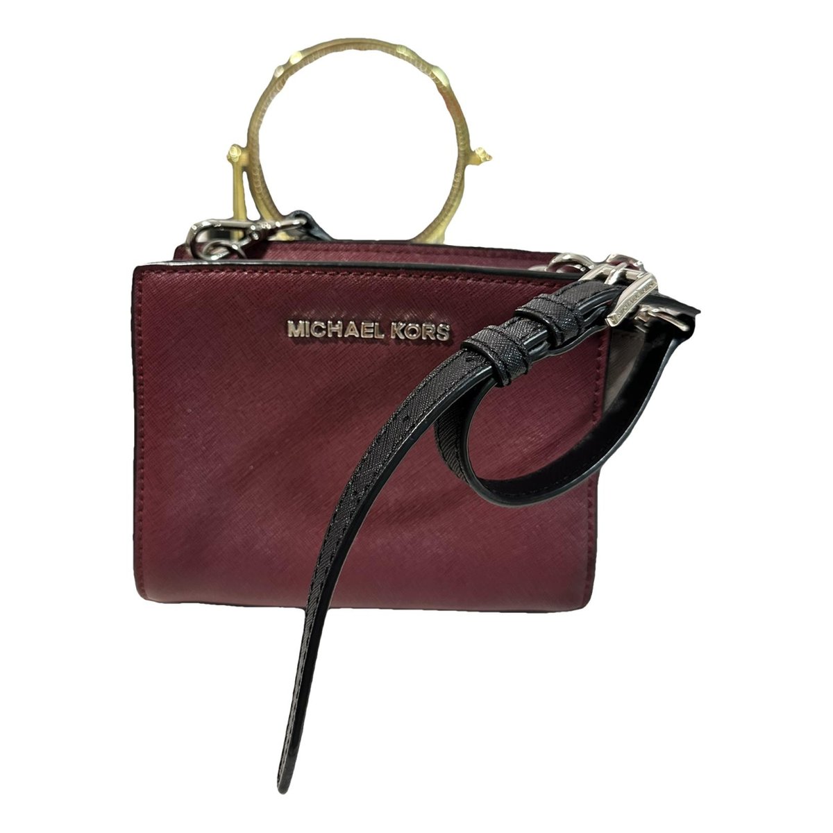 Adele leather clutch bag
