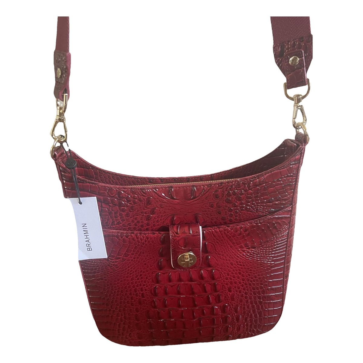 Leather crossbody bag