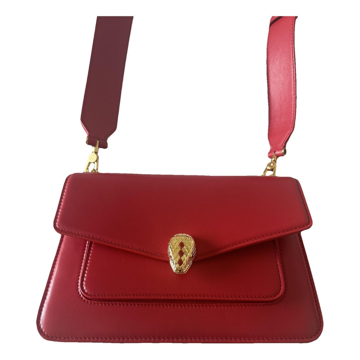 Serpenti leather handbag