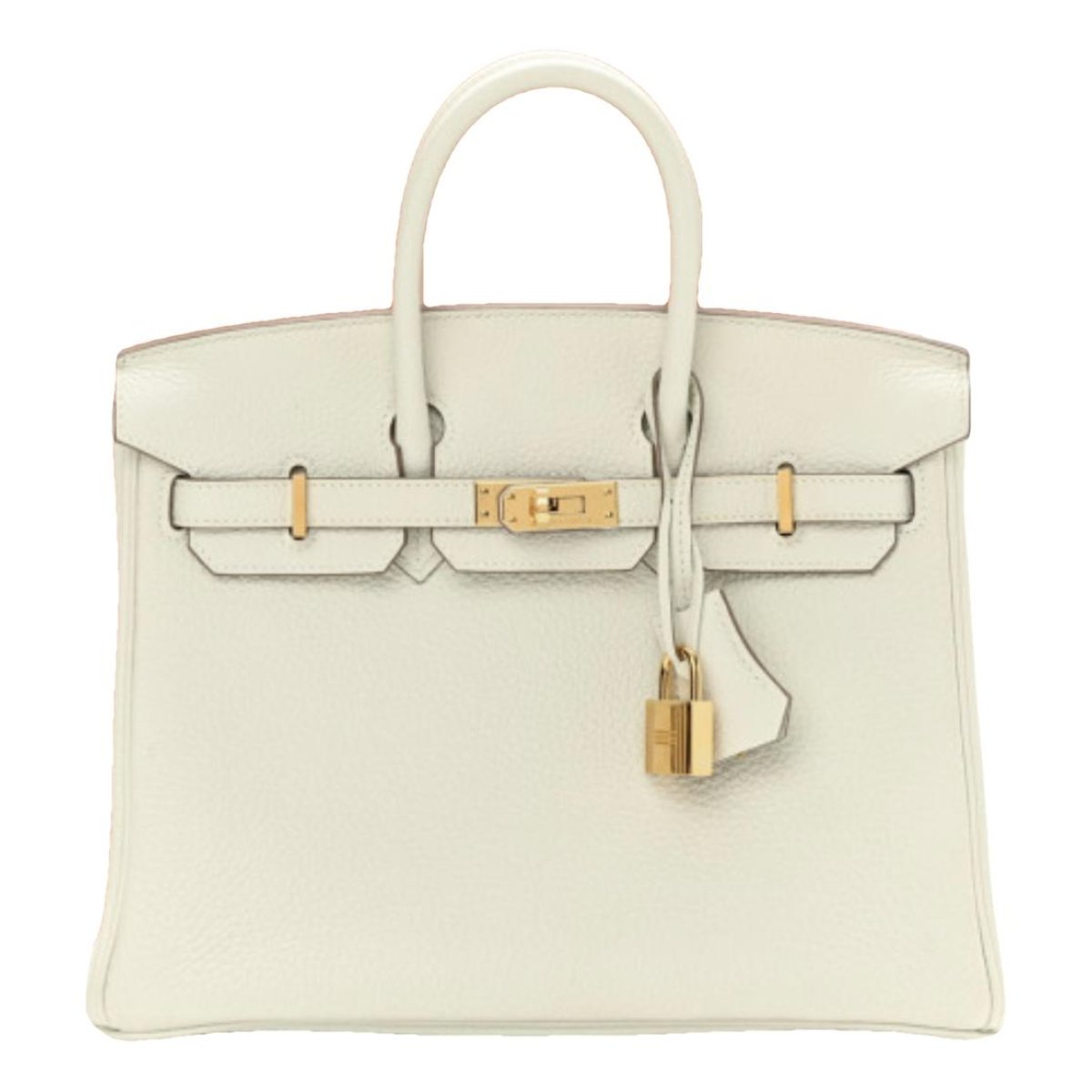 Birkin 25 leather handbag