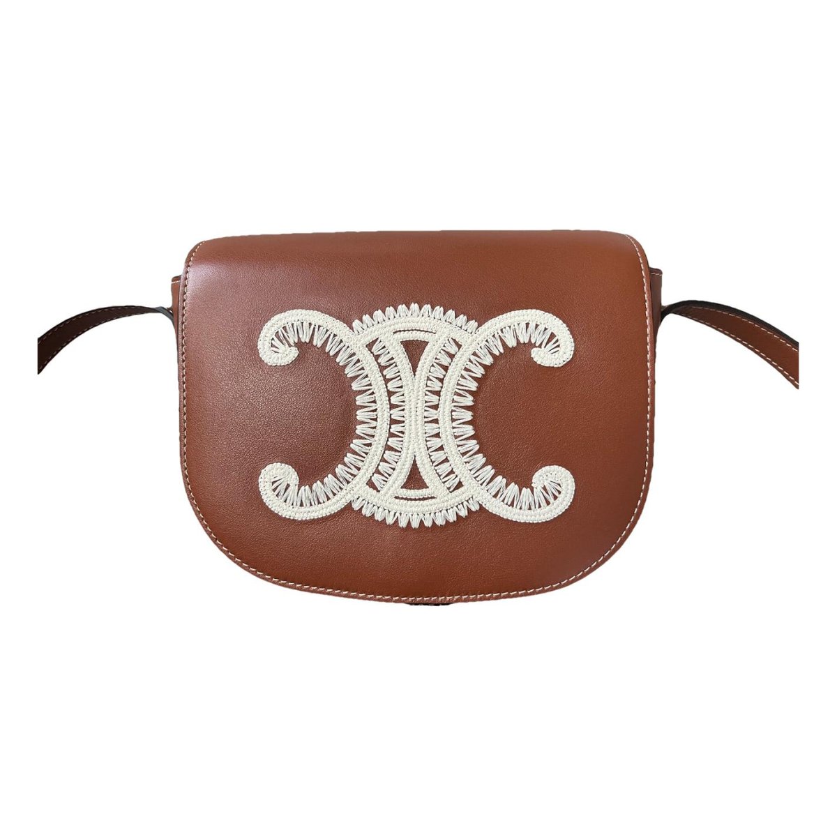 Triomphe leather handbag