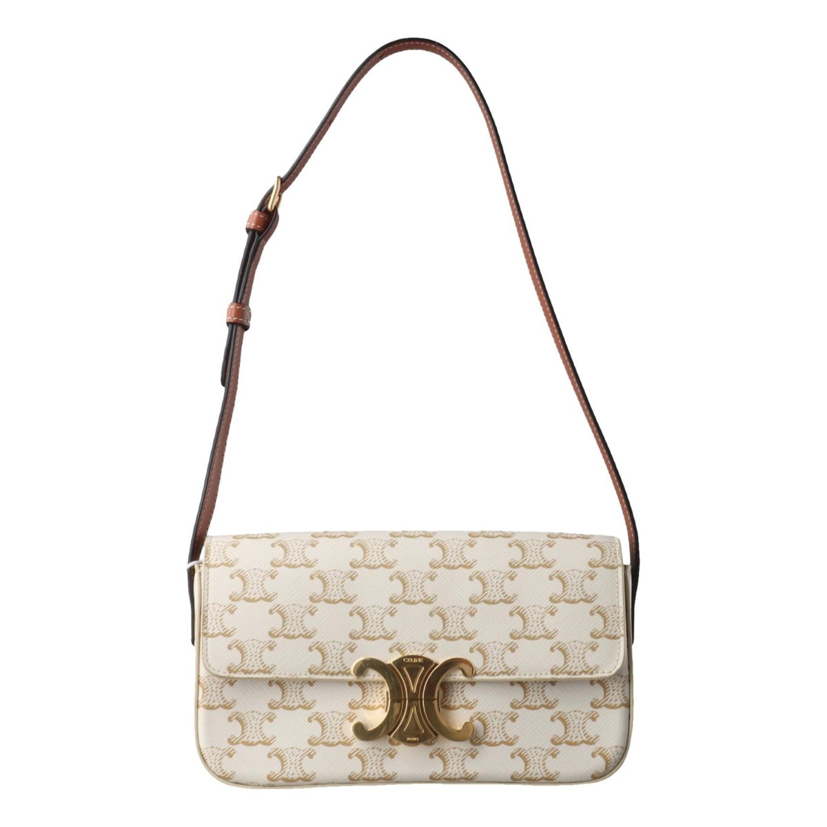Triomphe Long leather handbag