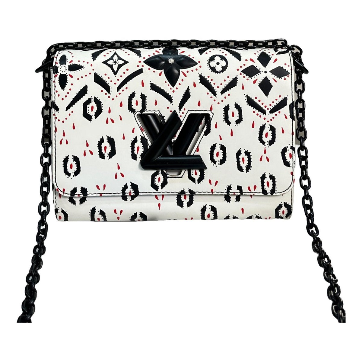 Twist leather crossbody bag