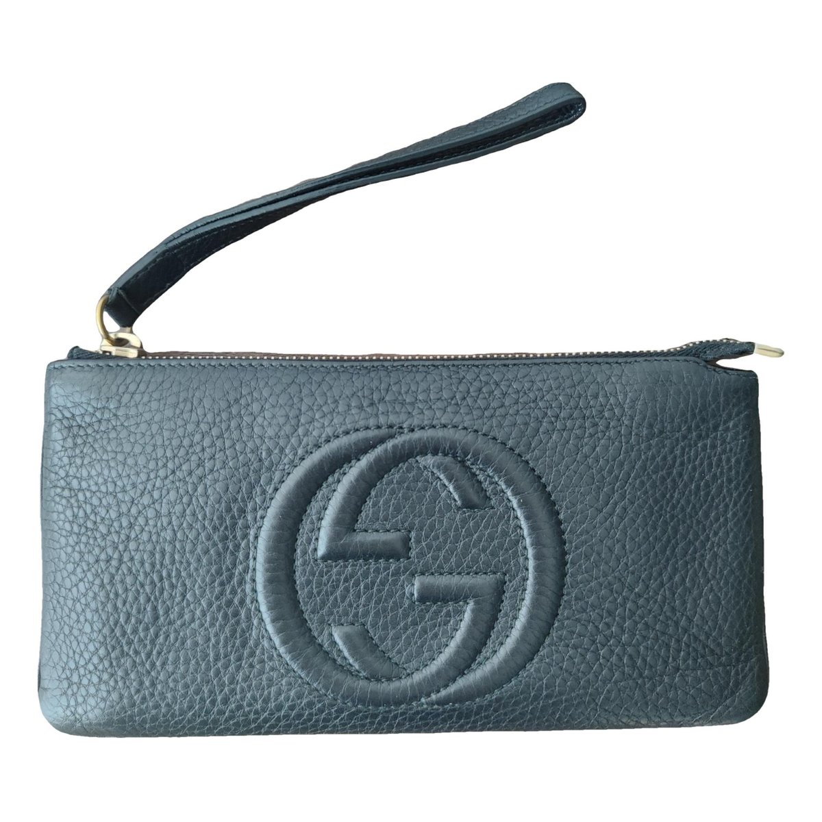 Soho leather clutch bag