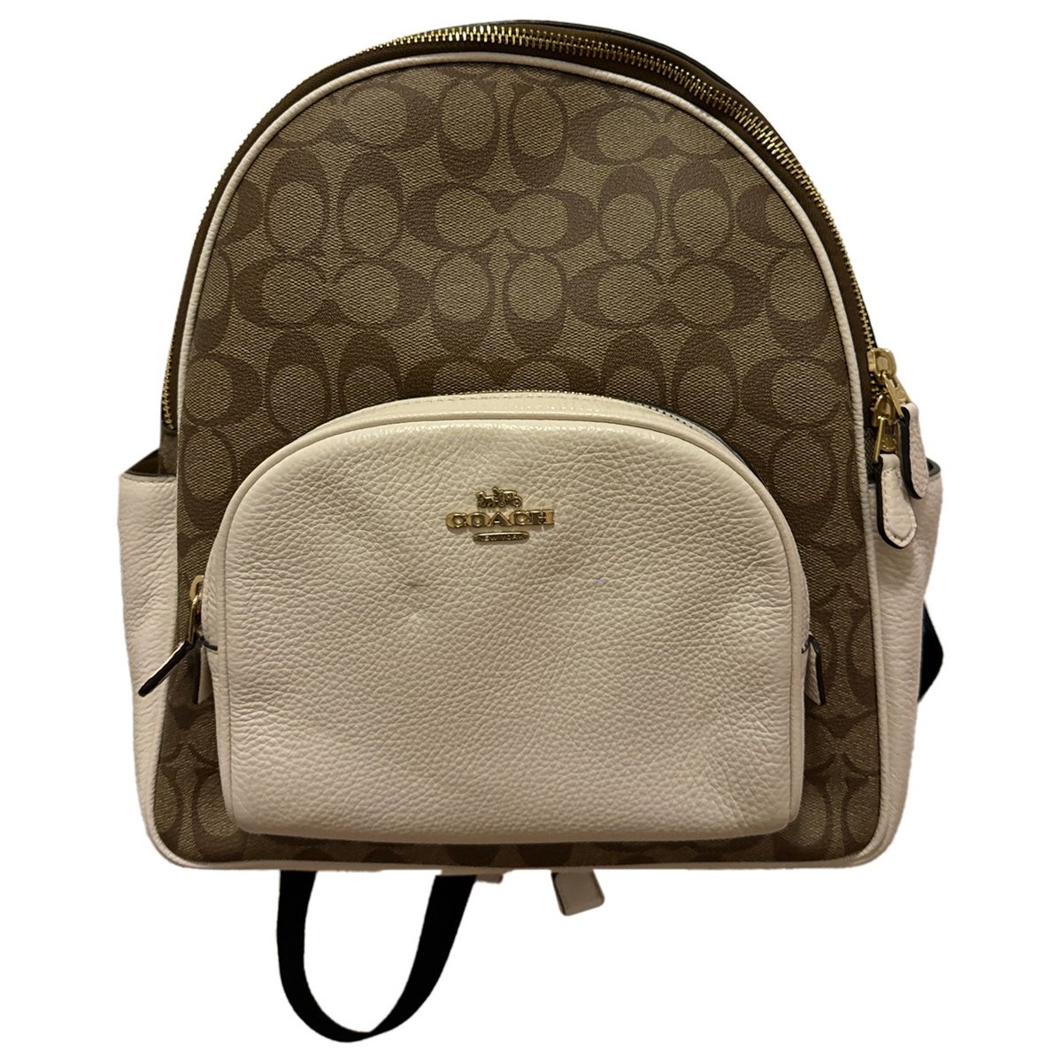 Campus leather backpack