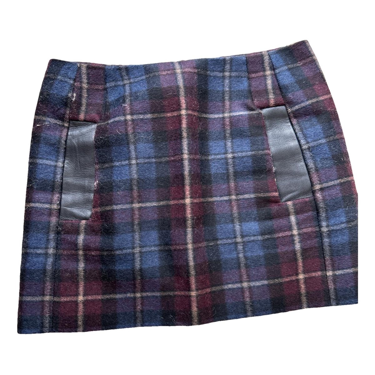 Fall Winter 2019 wool mini skirt