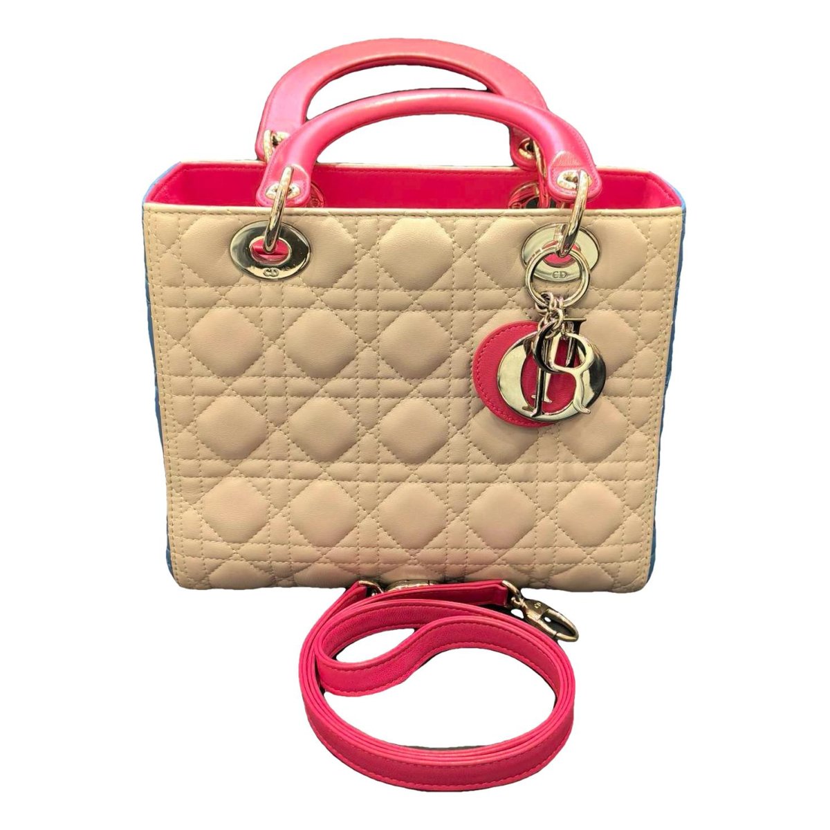 Lady Dior leather handbag