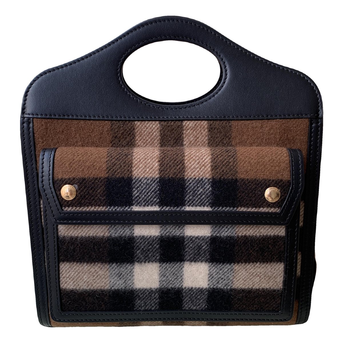 Pocket Mini cashmere crossbody bag