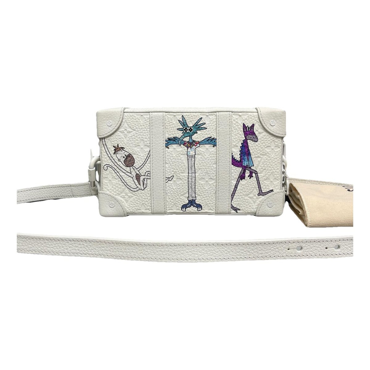 Pochette Trunk leather handbag
