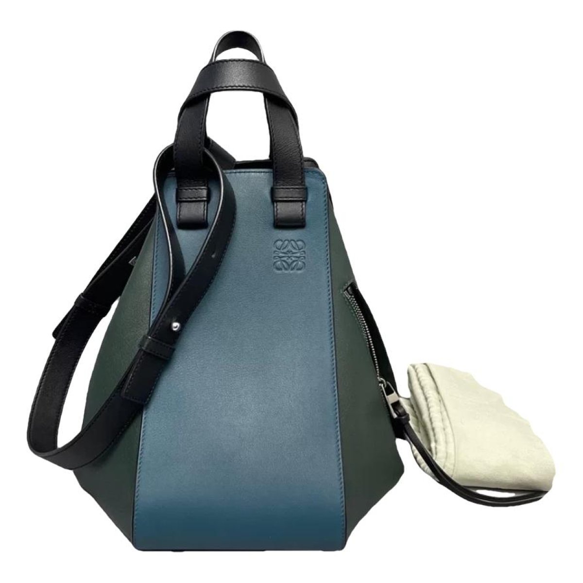 Hammock leather handbag