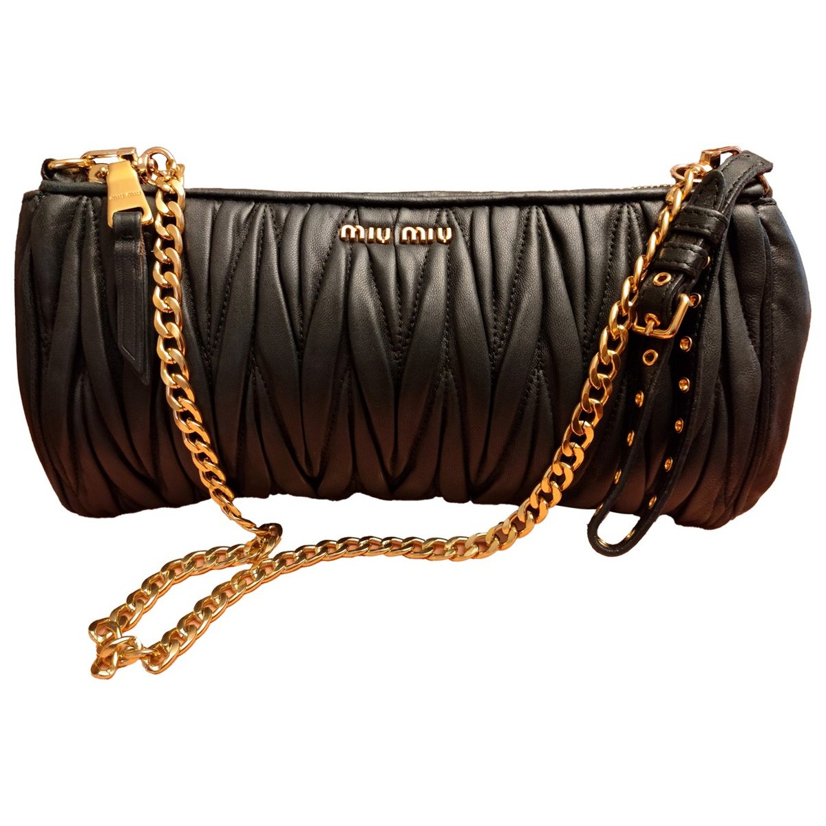 Miu Wander leather handbag