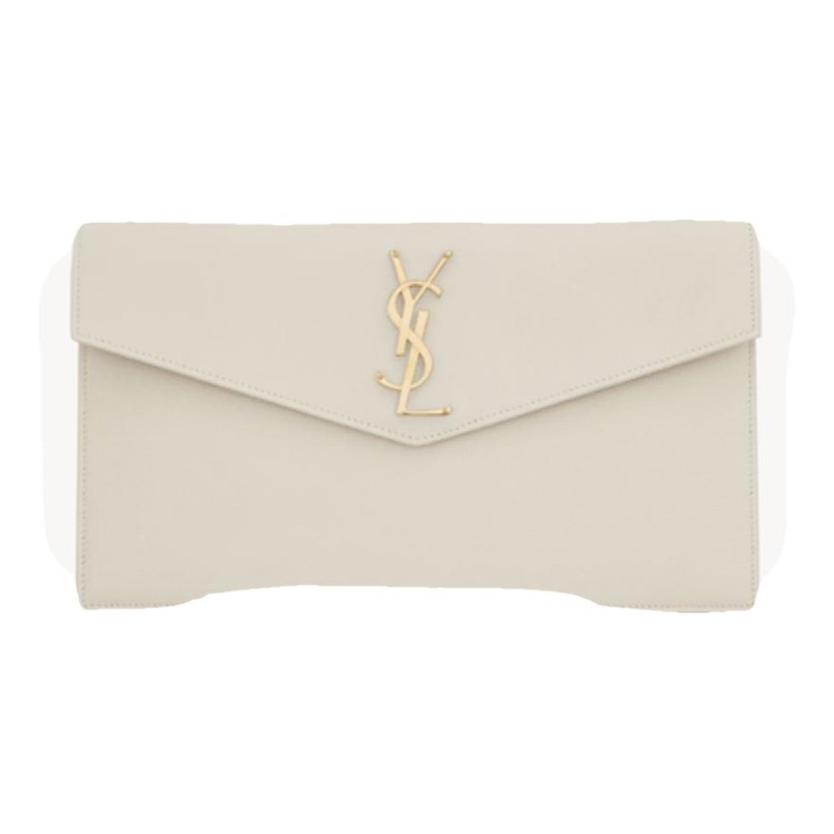 Uptown leather clutch bag